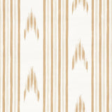 Schumacher Santa Barbara Ikat Neutral Wallpaper