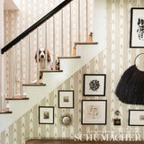 Schumacher Santa Barbara Ikat Neutral Wallpaper