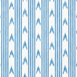 Schumacher Santa Barbara Ikat Indigo Wallpaper
