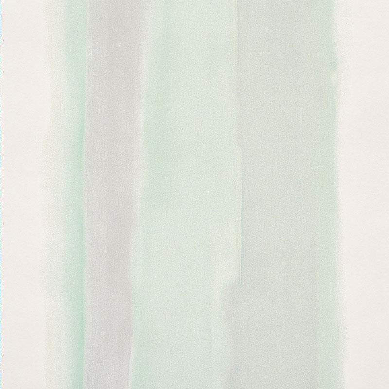 Schumacher Watercolor Celadon Wallpaper