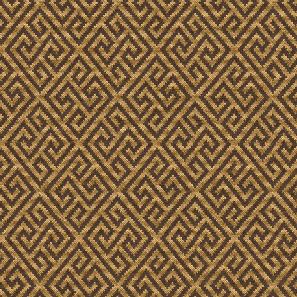Brunschwig & Fils TAO FRETWORK WALNUT Upholstery Fabric