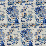Brunschwig & Fils LE LAC BLUE/WHITE Fabric