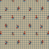 Brunschwig & Fils LA SEYNE FLEURI STONE BLUE Upholstery Fabric