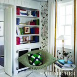 Schumacher Atwood Pingl Vert Fabric