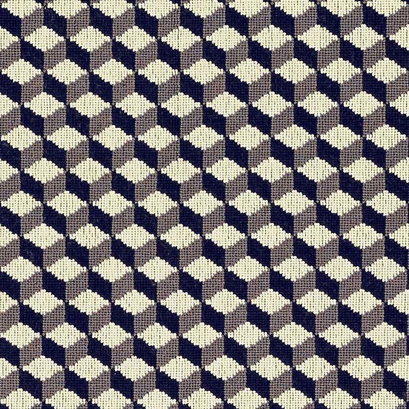 Schumacher Atwood Pingl Truffle Fabric
