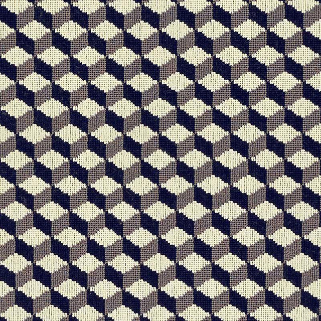 Schumacher Atwood Pingl Truffle Fabric