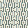 Schumacher Belvedere Peacock Blue Fabric