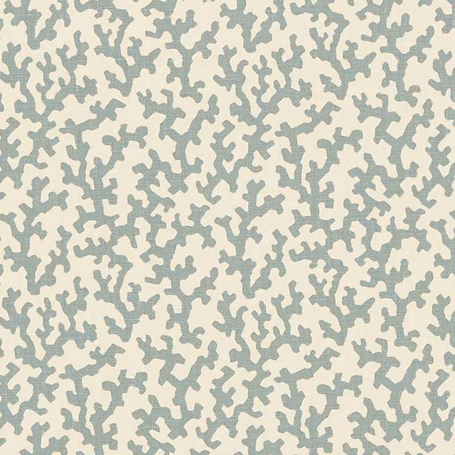 Schumacher Folly Orpington Blue Fabric