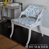 Schumacher Folly Orpington Blue Fabric