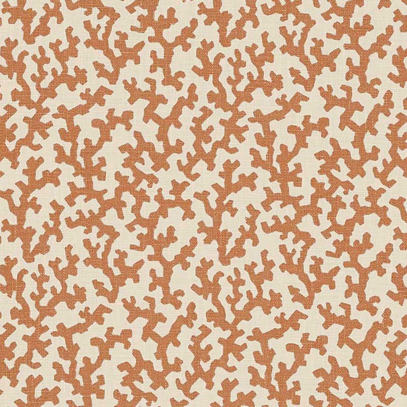 Schumacher Folly Burnt Orange Fabric