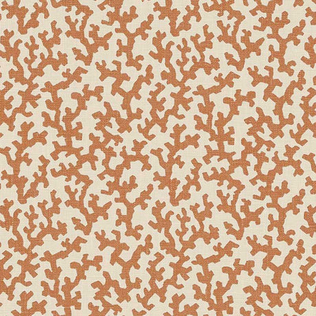 Schumacher Folly Burnt Orange Fabric