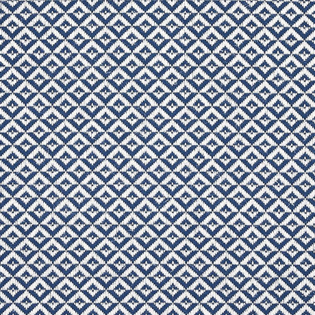 Schumacher Jamison Navy Fabric