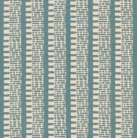 Schumacher Kiosk Peacock Blue Fabric