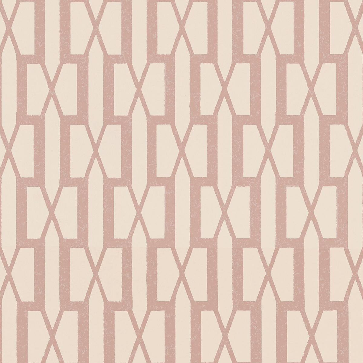 Schumacher Belvedere Pink Wallpaper