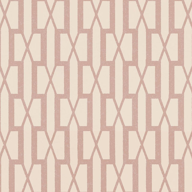 Schumacher Belvedere Pink Wallpaper