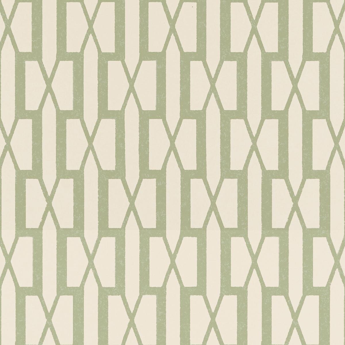 Schumacher Belvedere Sage Wallpaper