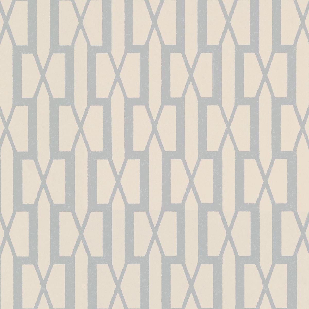 Schumacher Belvedere Orpington Blue Wallpaper