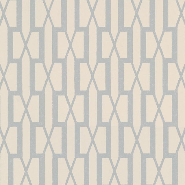 Schumacher Belvedere Orpington Blue Wallpaper