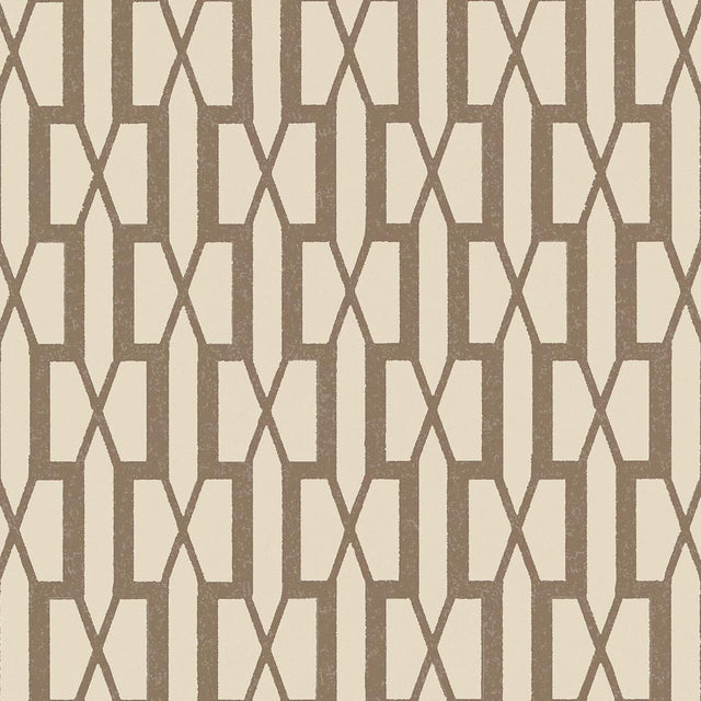 Schumacher Belvedere Berber Brown Wallpaper