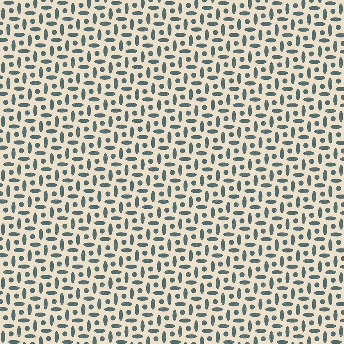 Schumacher Berrydown Peacock Blue Wallpaper