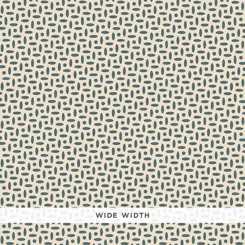 Schumacher Berrydown Peacock Blue Wallpaper