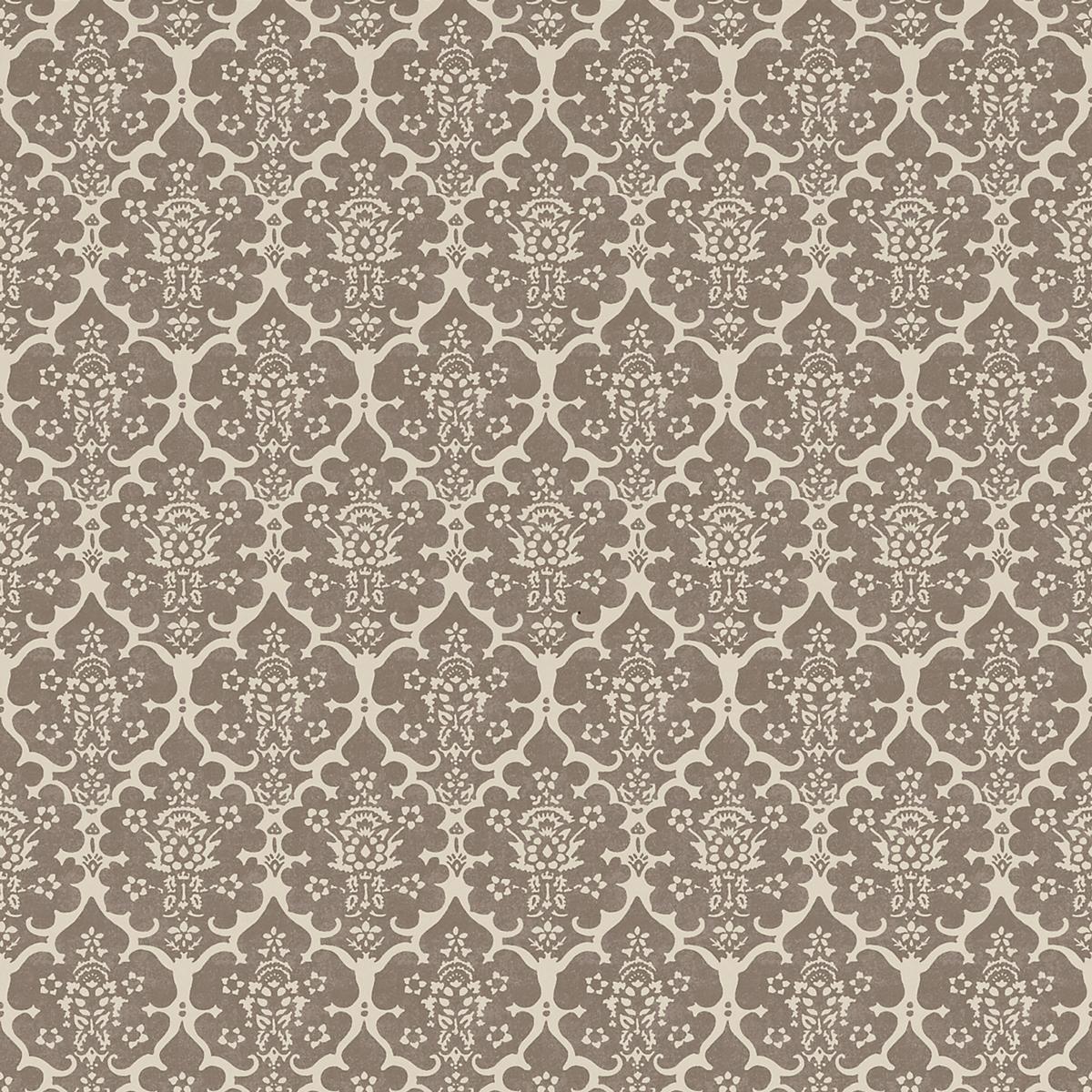 Schumacher Burley Berber Brown Wallpaper