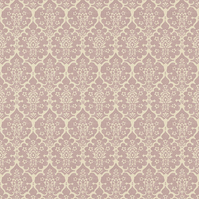 Schumacher Burley Lilac Wallpaper