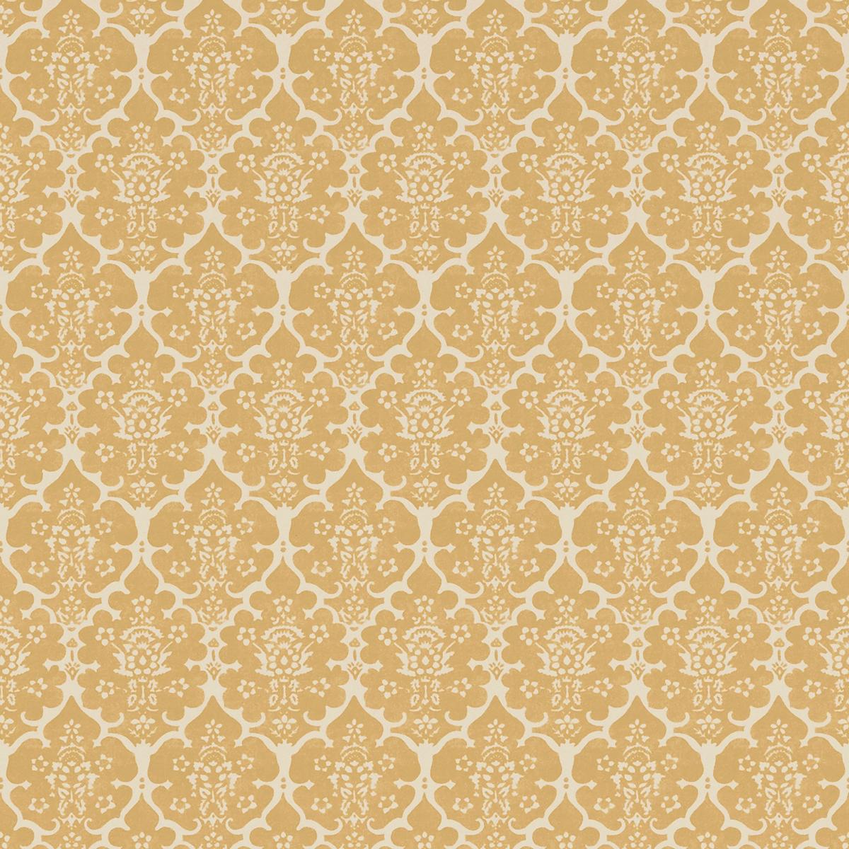 Schumacher Burley Straw Wallpaper