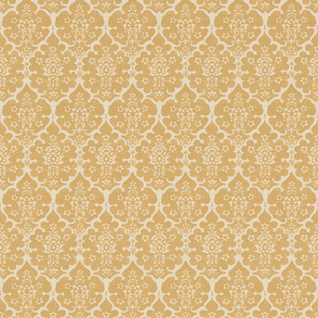 Schumacher Burley Straw Wallpaper