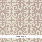 Schumacher Ferne Park Lilac Wallpaper