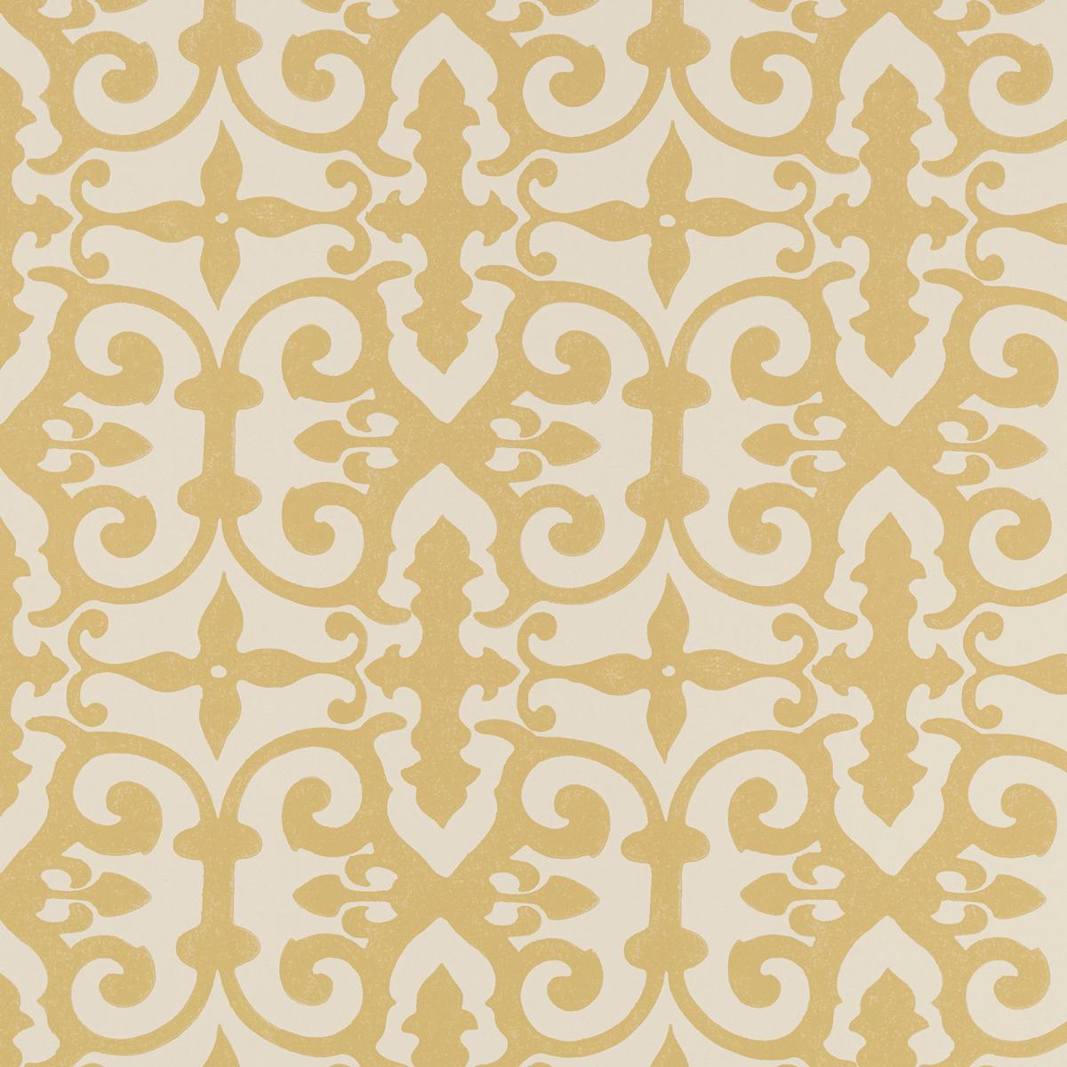 Schumacher Ferne Park Straw Wallpaper