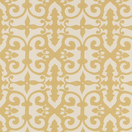Schumacher Ferne Park Straw Wallpaper
