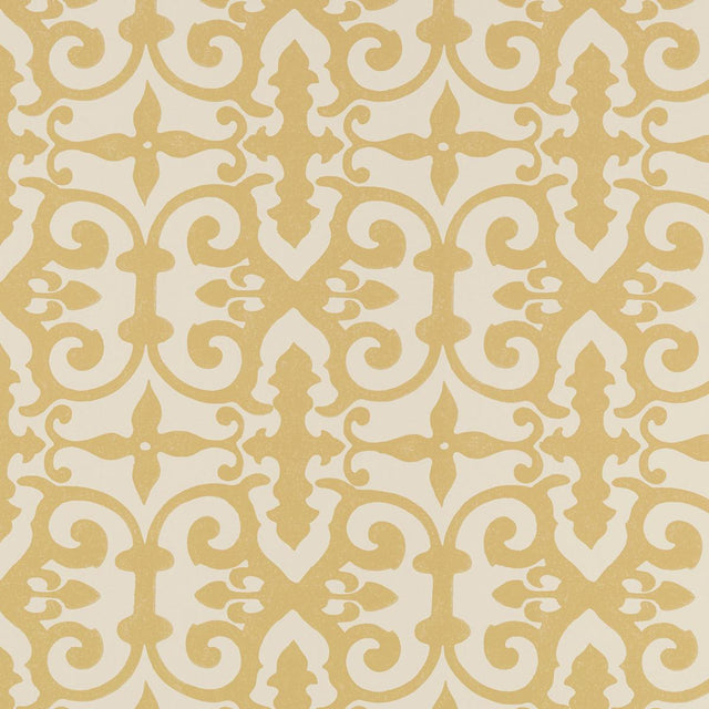 Schumacher Ferne Park Straw Wallpaper