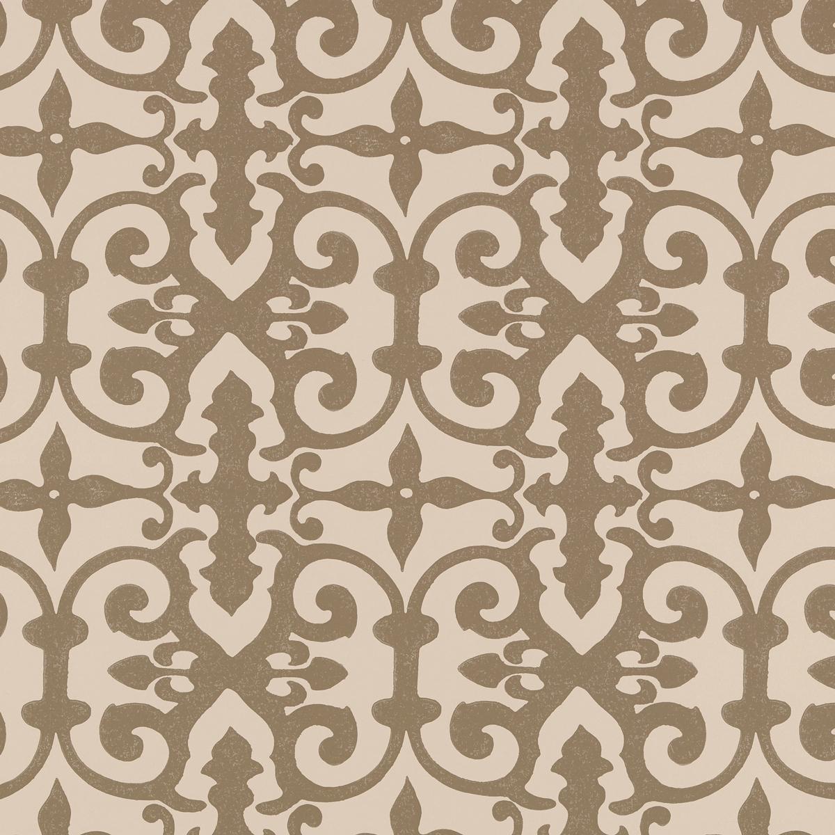 Schumacher Ferne Park Berber Brown Wallpaper