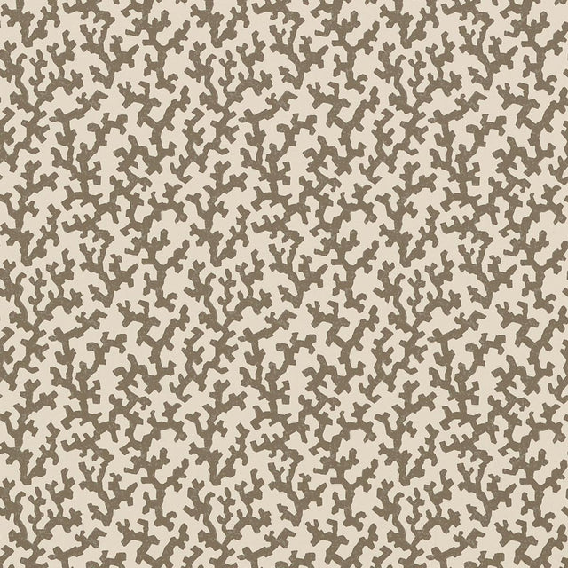 Schumacher Folly Berber Brown Wallpaper