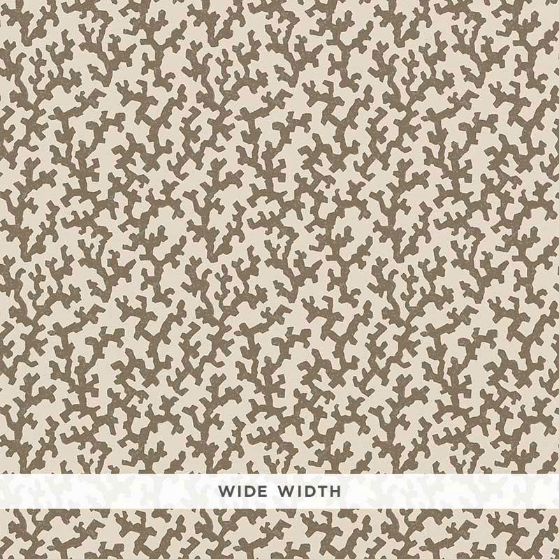 Schumacher Folly Berber Brown Wallpaper