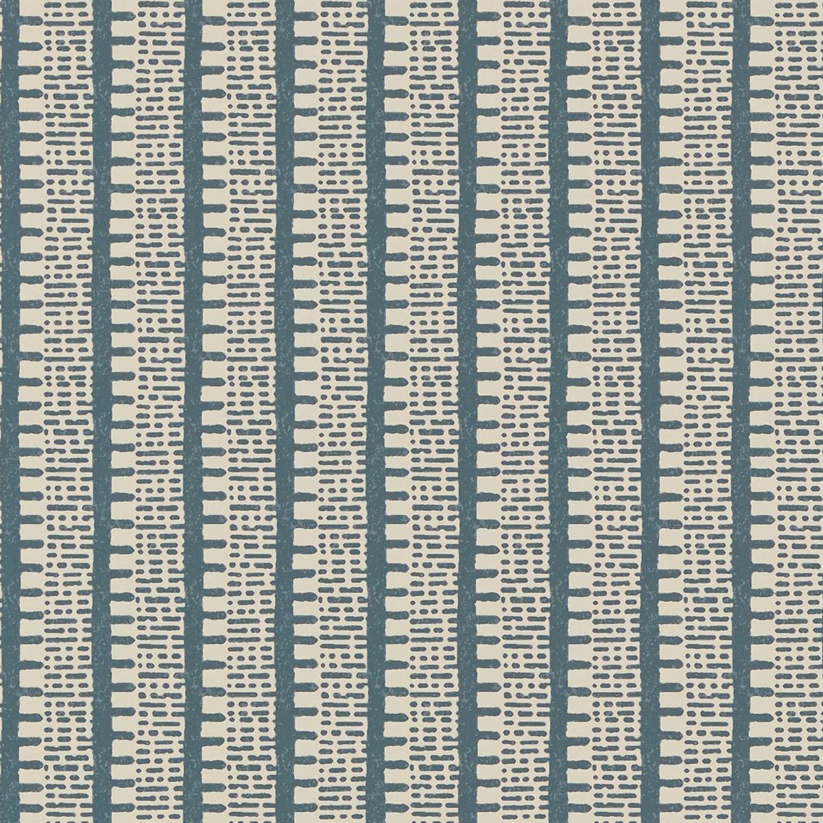 Schumacher Kiosk Peacock Blue Wallpaper