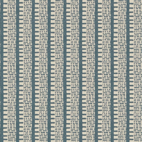 Schumacher Kiosk Peacock Blue Wallpaper