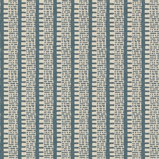 Schumacher Kiosk Peacock Blue Wallpaper