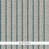 Schumacher Kiosk Peacock Blue Wallpaper