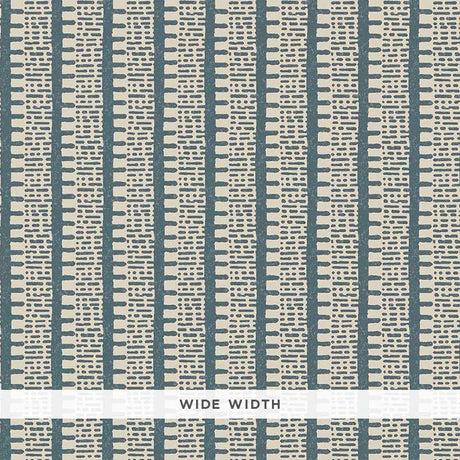 Schumacher Kiosk Peacock Blue Wallpaper