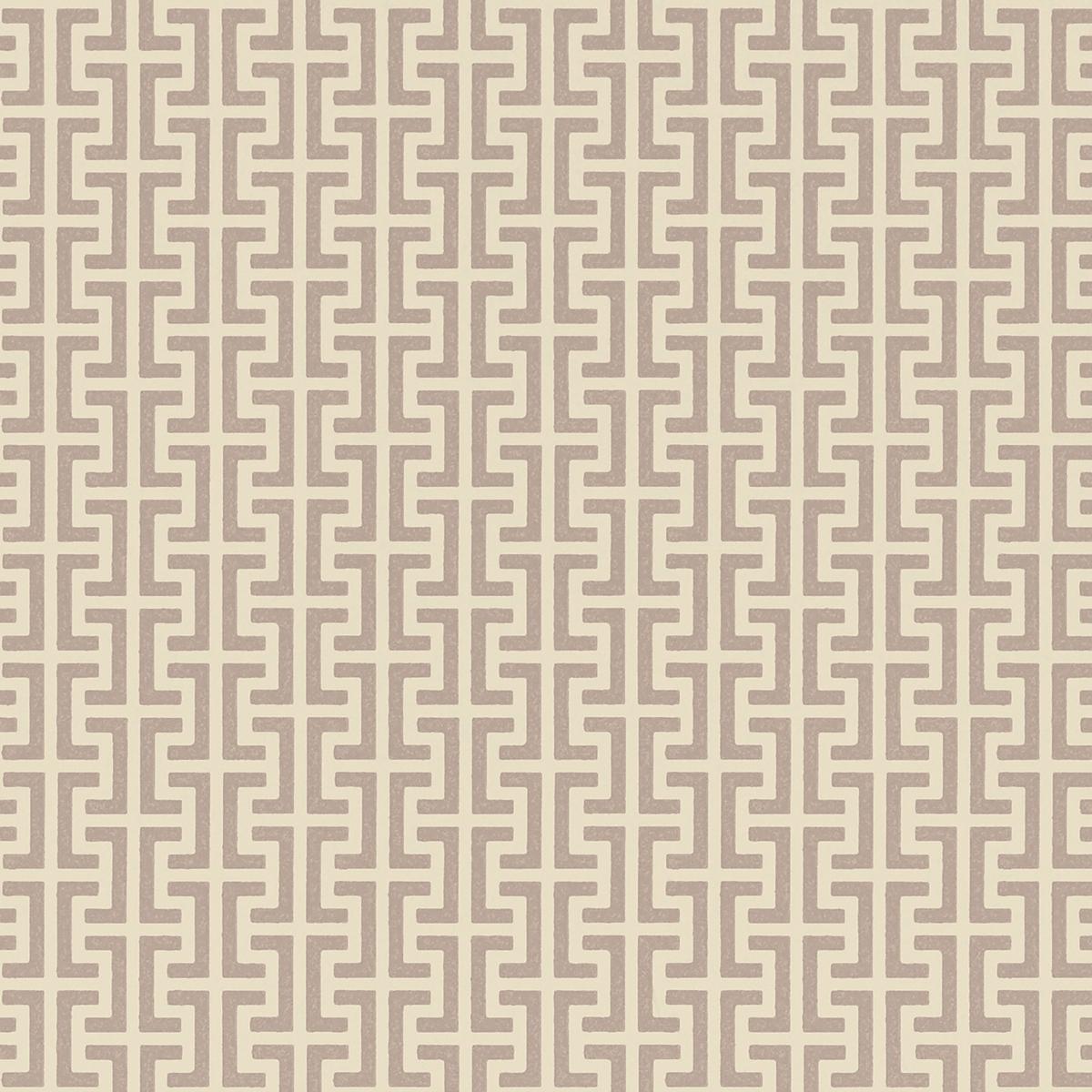 Schumacher Temple Lilac Wallpaper