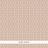 Schumacher Temple Pink Wallpaper