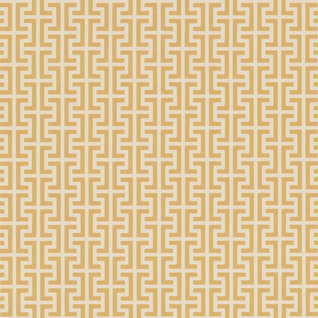 Schumacher Temple Straw Wallpaper