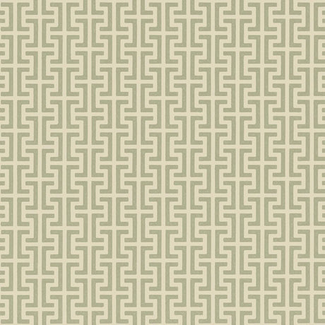 Schumacher Temple Sage Wallpaper