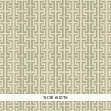 Schumacher Temple Sage Wallpaper