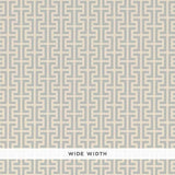 Schumacher Temple Orpington Blue Wallpaper