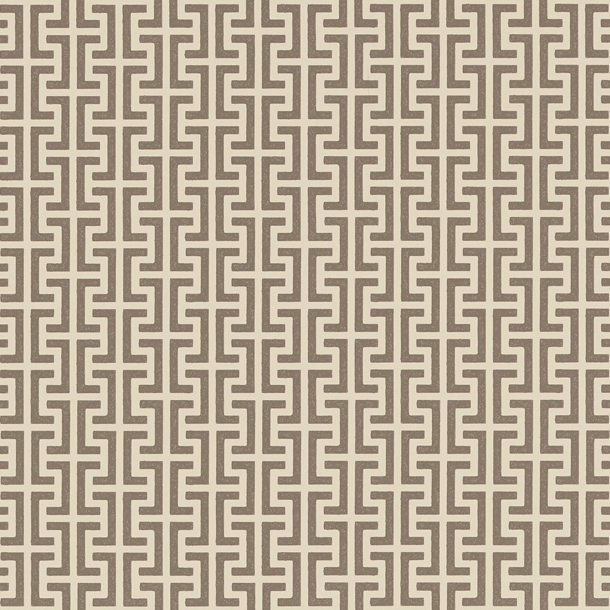 Schumacher Temple Berber Brown Wallpaper