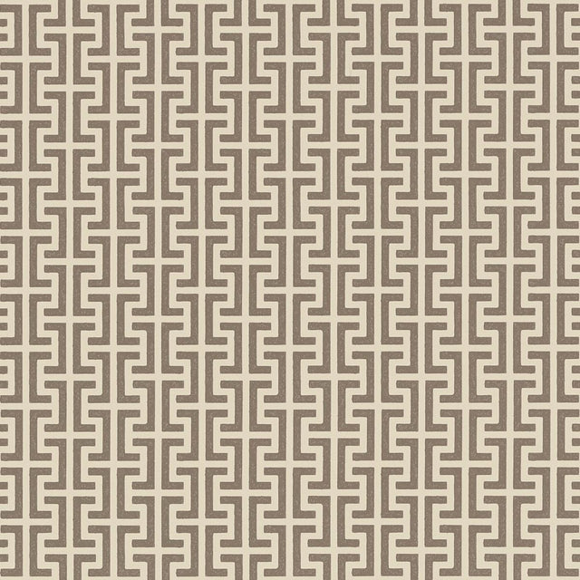 Schumacher Temple Berber Brown Wallpaper