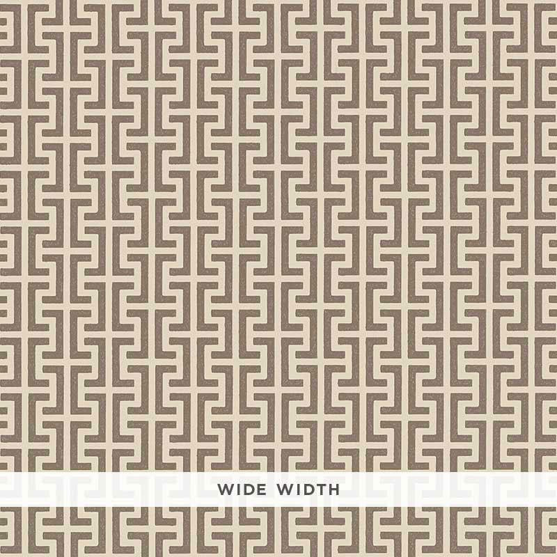 Schumacher Temple Berber Brown Wallpaper